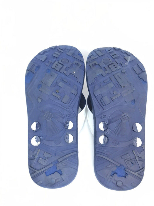 Alfox Real Madrid Comfort Footbed Blue Thong Flip Flops Men's (Size: 9)