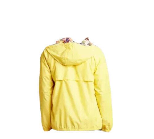 Iridescent Windbreaker Men's Full Zip Jacket | Yellow (Size: Large)