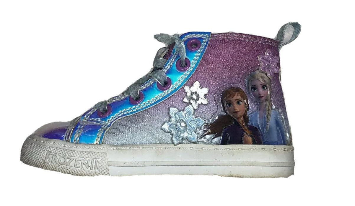 Disney Frozen II Anna & Elsa Snowflake Sneaker Shoes Toddler Girls (Size: 8)