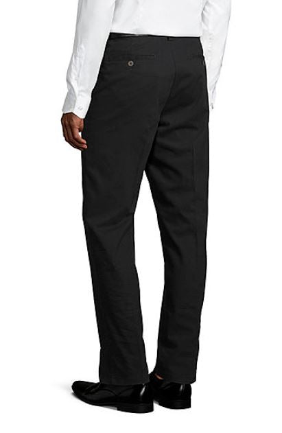 St John's Bay Men's Chino Stretch Classic Fit Pants Black (Sizes: 34, 36, 40 )