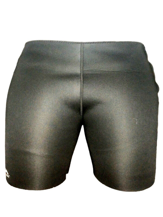 MAHA Fitness Black Tight Zip-Up Neoprene Shorts Men's (Sizes: S,M,L,XL)