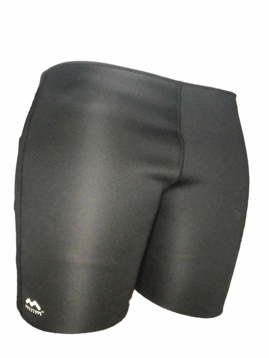 MAHA Fitness Black Tight Zip-Up Neoprene Shorts Men's (Sizes: S,M,L,XL)