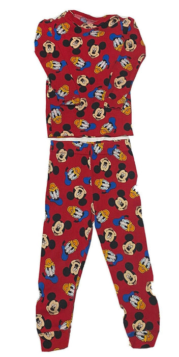 Disney Mickey & The Roadster Racers Red 2 Piece Pajamas Set (Size: 5T)