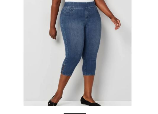 Avenue Blue Plus Ultimate Fit Capri's  (Size: 14/16)