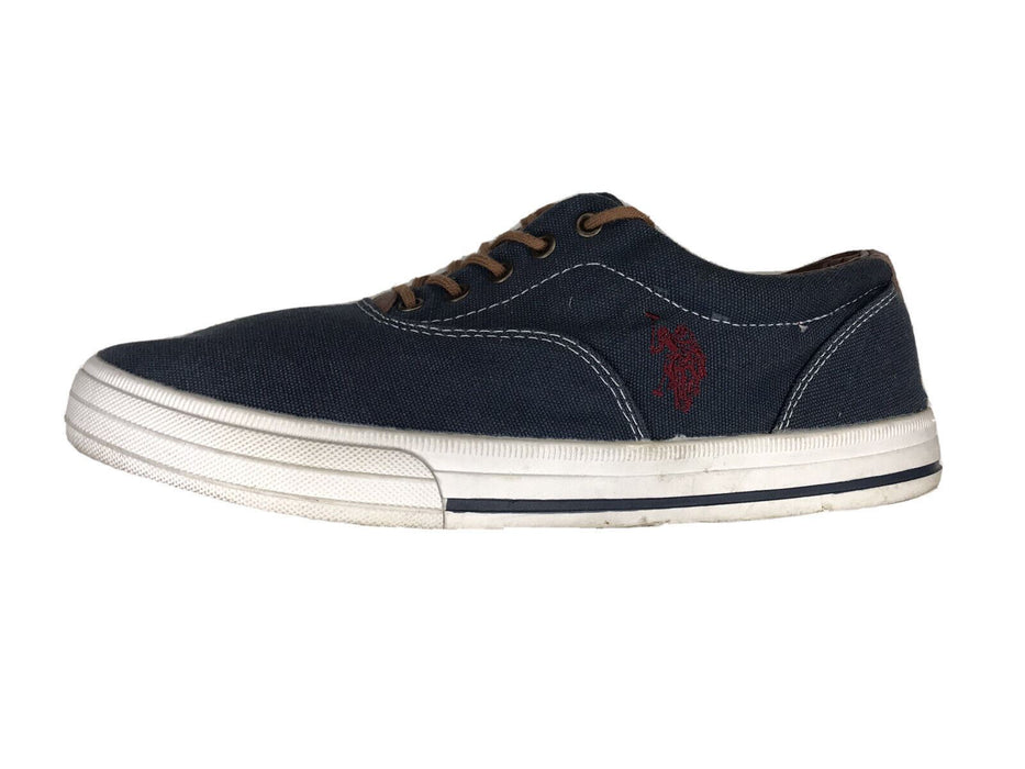 US Polo Assn. Causal Blue Low-Top Blue Causal Boat Shoes Men's (Size: 10) 721278