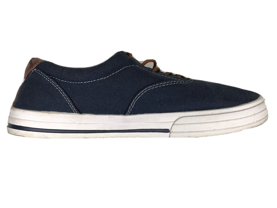 US Polo Assn. Causal Blue Low-Top Blue Causal Boat Shoes Men's (Size: 10) 721278