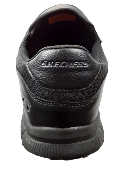 Skechers Nampa-Groton Black Comfort Food Service Shoes Men's (Size: 12) 77157