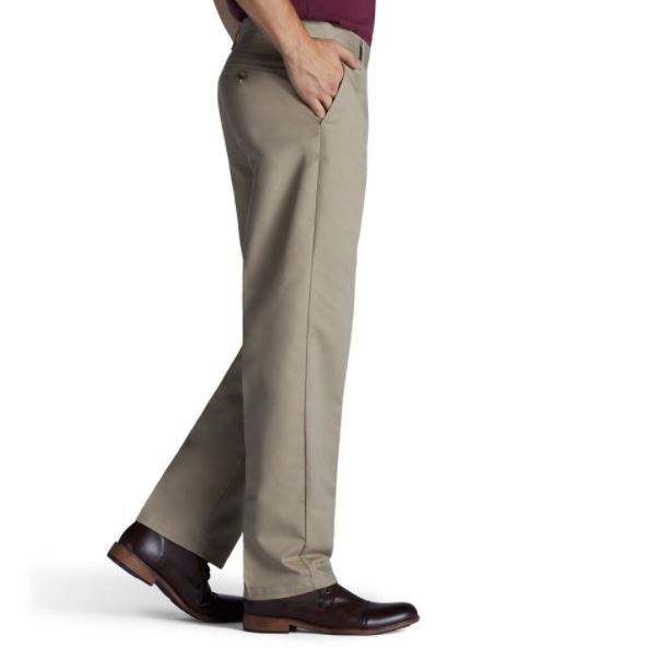 Lee Total Freedom Straight Fit Khaki Pants  (Size: 42, 36)