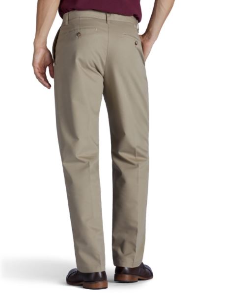 Lee Total Freedom Straight Fit Khaki Pants  (Size: 42, 36)