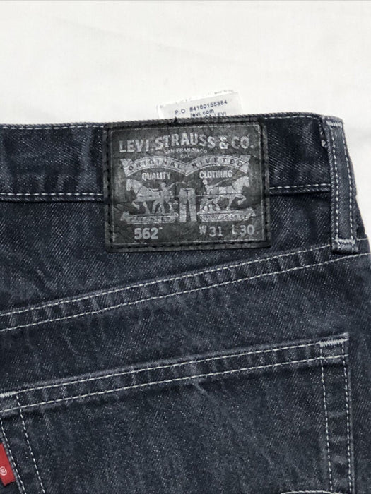 Levi's  562 Loose Taper Button Fly Jeans Dark Stonewash (Sz: 31 x 30) 55620006