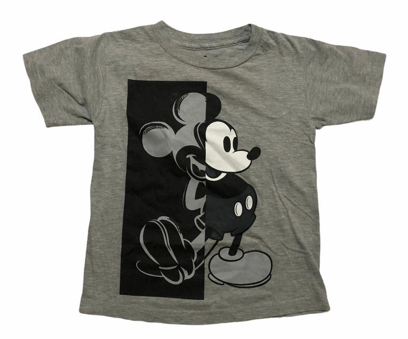 Disney Micky Mouse Grey Graphic T-Shirt Boys (Size: XS)