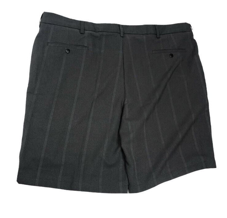 Haggar Comfort Waist Active Vent Performance Shorts Gray (Sizes 44)