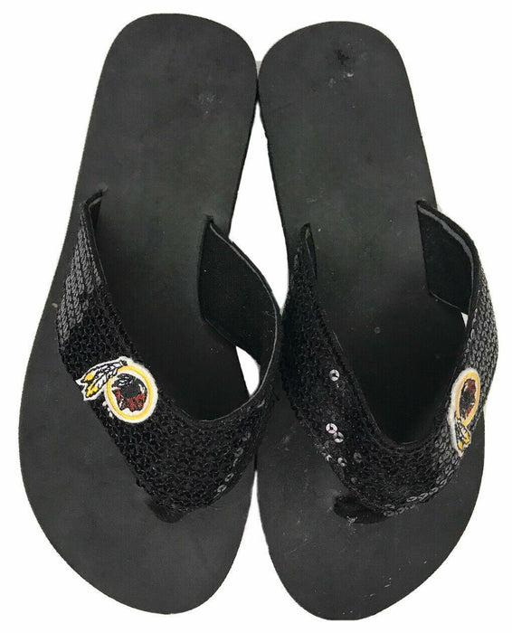 Washington Redskins NFL Forever Collectibles Flip Flops Women's (Size: XS 3-5)