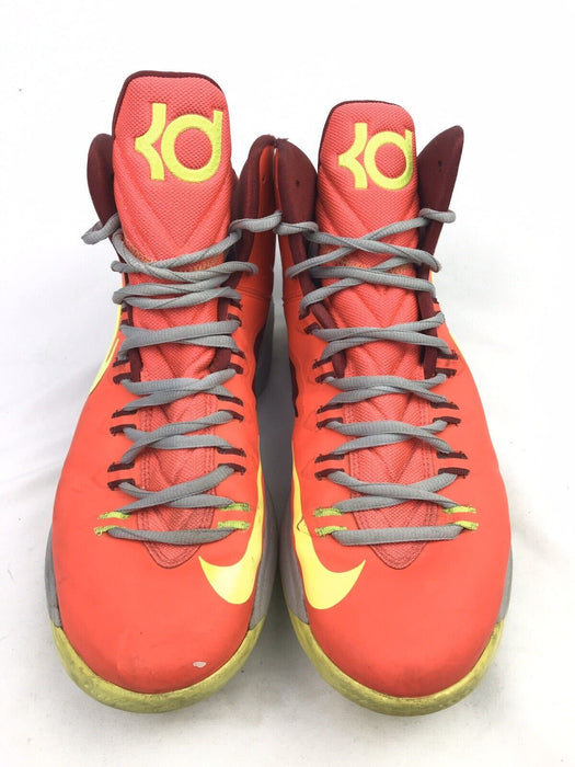 Nike Kevin Durant V 5 Crimson/Grey Active Shoes Men's (Size: 10.5) 554988-610