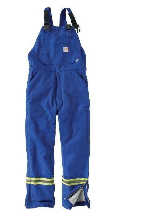Carhartt Insulated Flame Resistant's  Bib Overall w/ Reflective (Sizes: 36 - 54)