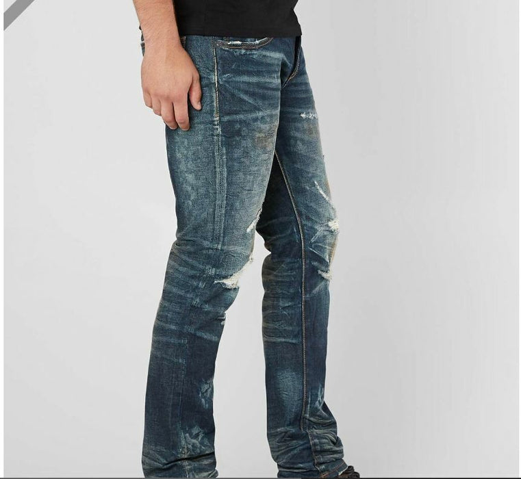 BKE Cult  Rocker Slim Straight Jeans  Buck (Big & Tall: 42 x 33) 68BB-KR4