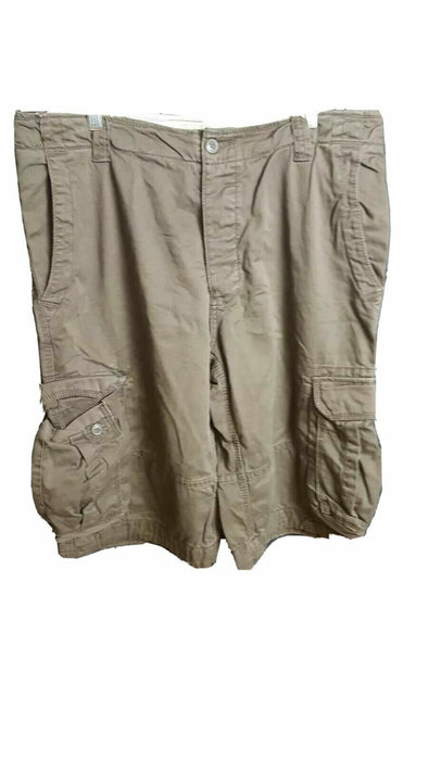 LOGG by H&M Heavy Cotton Cargo Shorts Brown (Size: 36 X 15)