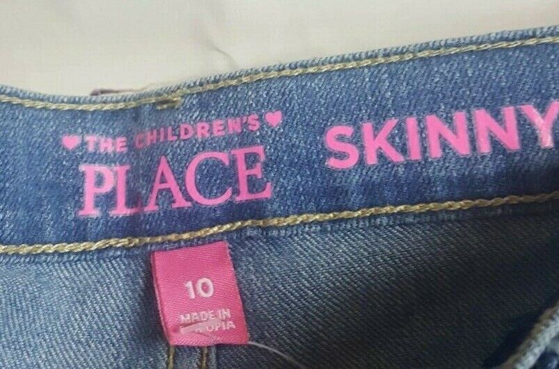 Place Girls Skinny Stretch Jeans Blue (Size: 10) New!