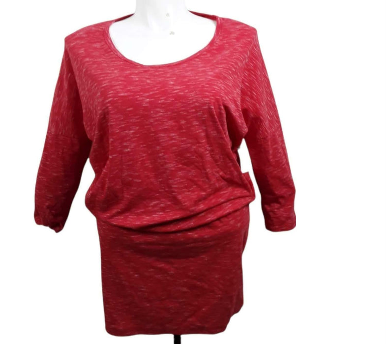 Express Women's Red Long Sleeve Dress