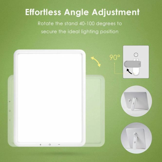 TaoTronics Light Therapy Lamp 16, 10000 Lux UV-Free LED Sun Lamp Adjustable Bar