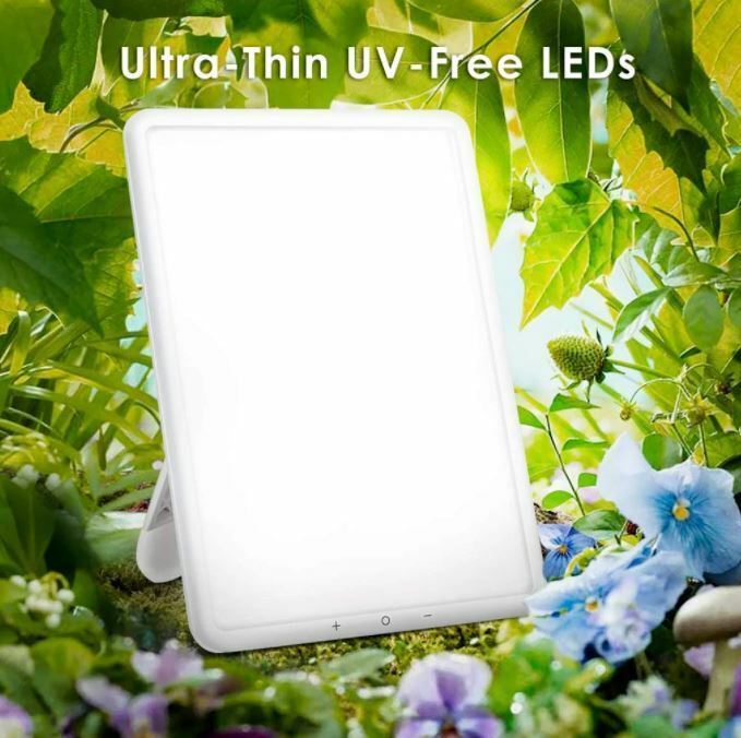 TaoTronics Light Therapy Lamp 16, 10000 Lux UV-Free LED Sun Lamp Adjustable Bar
