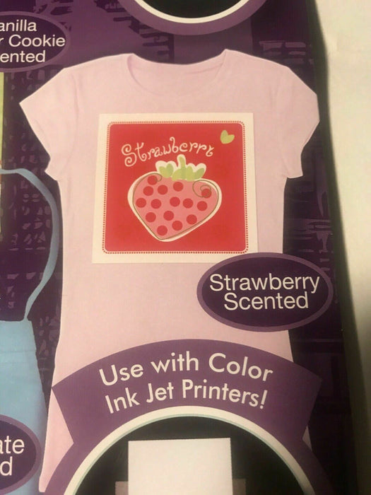 Scented "Vanilla/Strawberry/Chocolate" T-Shirt Clothing Transfer Sticker 3PC