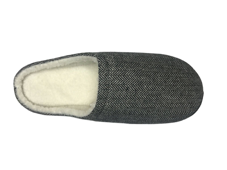 Blue Star Memory Foam Daily Collection Grey Slippers Men’s (Size: X-Large 12-13)