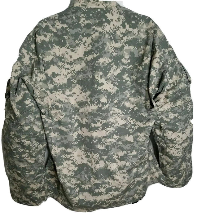 US Military ACU Digital Ripstop Combat Camouflage Jacket (Size: Small - Regular)