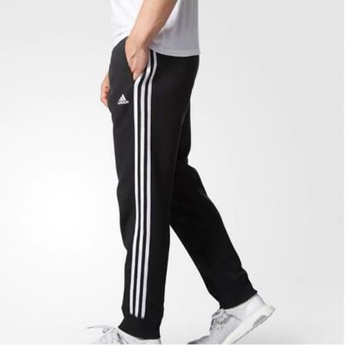 adidas Men's Essential Joggers Black/White (Size: Small) CV6800