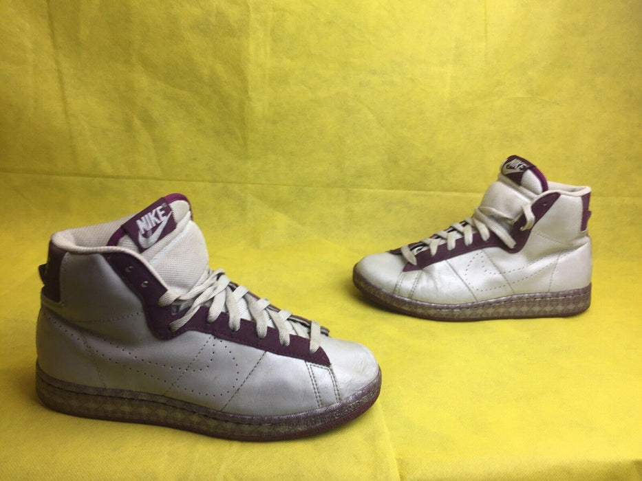 Nike Classic Recognition High Platinum/Mulberry Shoes Women's (Size: 7)