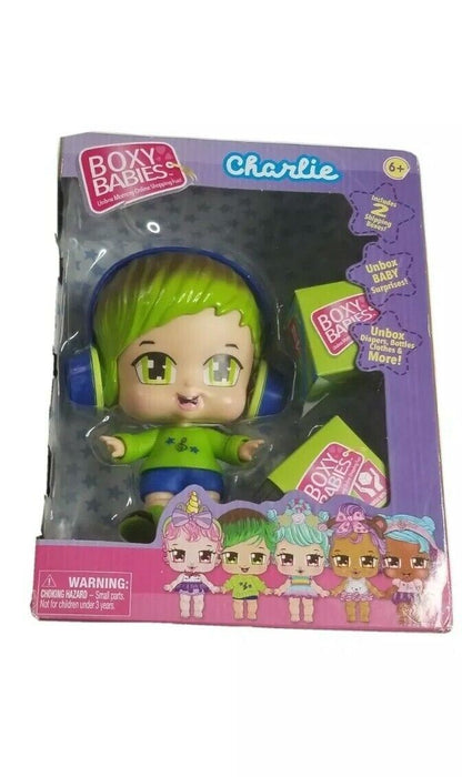 BOXY BABIES "Charlie" Doll with Headphones | New!