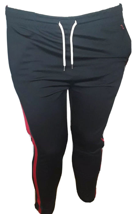 South Pole Black Front Pocket Skinny Track Sweatpants (Size: 2XL)