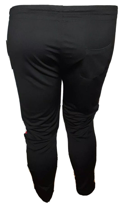 South Pole Black Front Pocket Skinny Track Sweatpants (Size: 2XL)