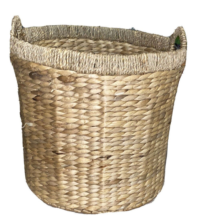 Seagrass Handwoven Round Basket  16 X 16 X 16