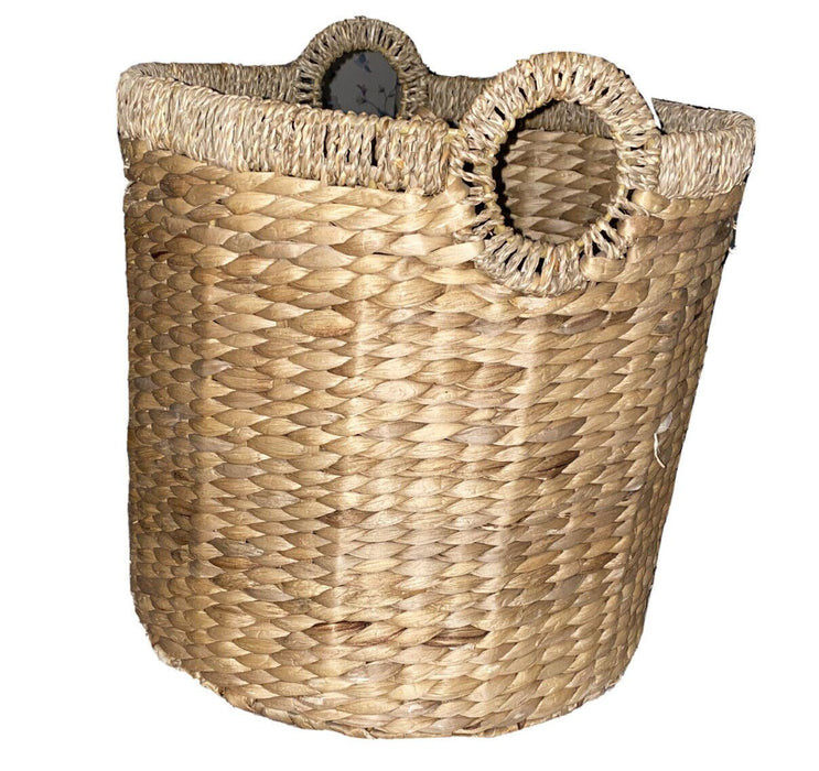 Seagrass Handwoven Round Basket  16 X 16 X 16