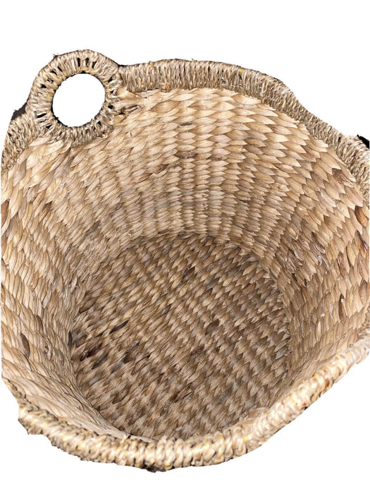 Seagrass Handwoven Round Basket  16 X 16 X 16