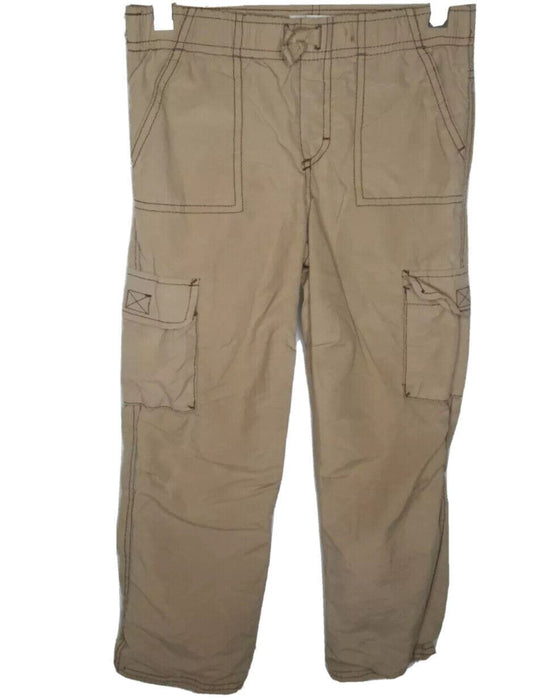 Epic Threads Boys Insulated Cargo Style Pants Beige (Size: 6)