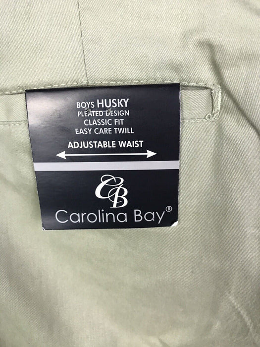 Carolina Bay | Straight Leg Khaki Pants | Beige Boy's (Size: 18 Husky)