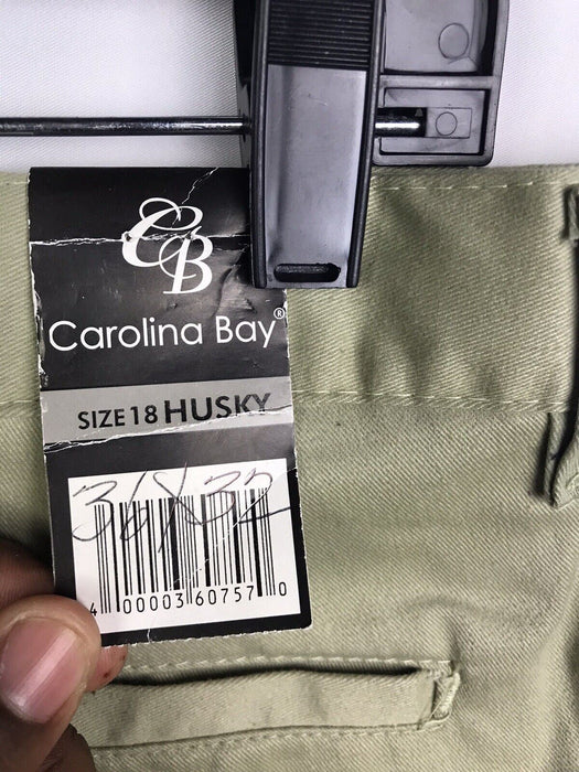 Carolina Bay | Straight Leg Khaki Pants | Beige Boy's (Size: 18 Husky)
