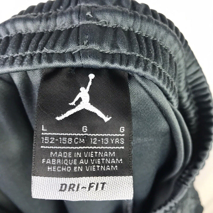 Jordan  Dri-Fit 100% Polyester Running Boy Shorts  Grey (Size: Large)