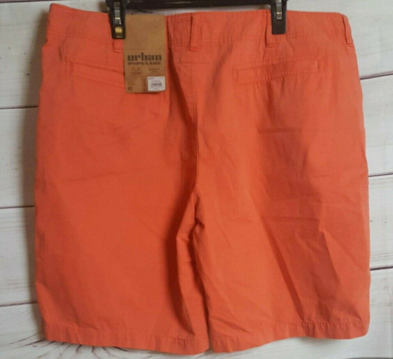 Urban Pipeline  Flat Front Orange Shorter Length Shorts (Size: 40) New!