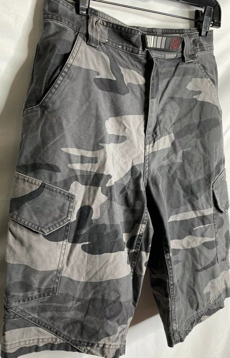 Old Navy  Camouflage NYC Cargo Shorts | Gray (Youth Size: 14)