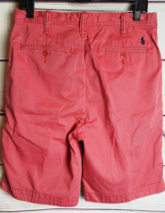 Polo Ralph Lauren Relaxed Fit Khaki Shorts Shrimp Color (Size: 30)