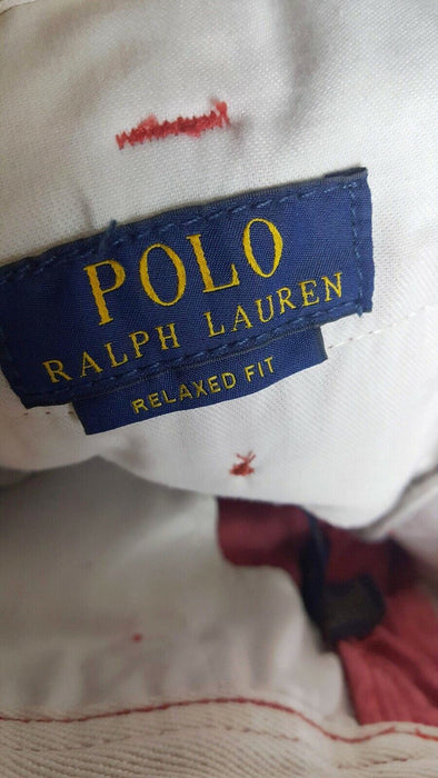 Polo Ralph Lauren Relaxed Fit Khaki Shorts Shrimp Color (Size: 30)