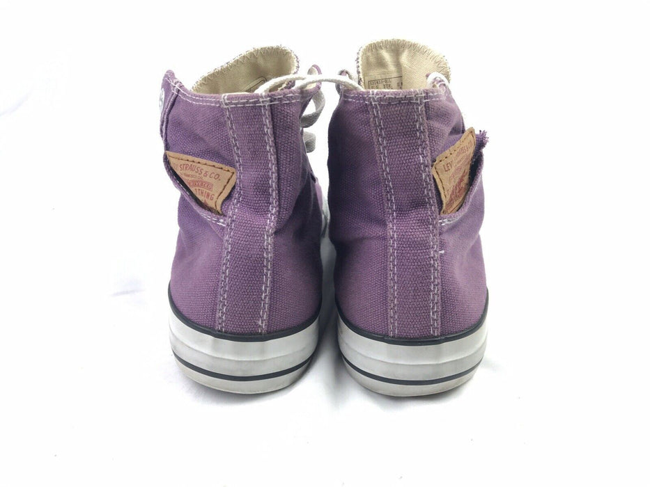 Levi's Shoes  Canvas Hi-top  Purple & White Shoes (Youth Size: 5.5)