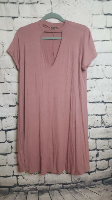 Try! This Women's Pink Fashion Style Plus Size S Dress (Size:16)