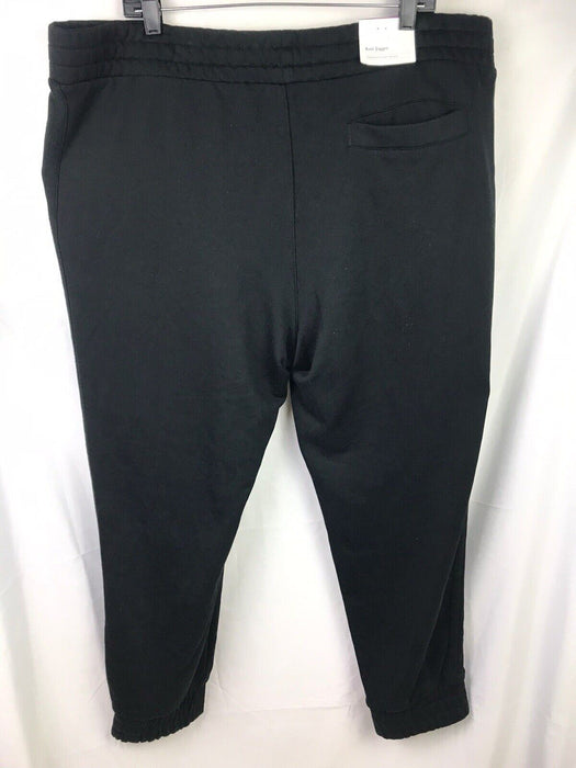 Goodfellow & Co Men's Loose Knit Jogger Sweatpants Black (Size: XL )