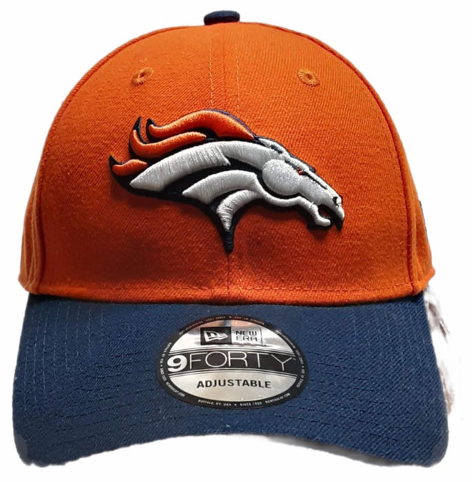 59FIFTY NFL Denver Broncos Football Orange Flat Bill Baseball Hat (Size: 7 3/8)