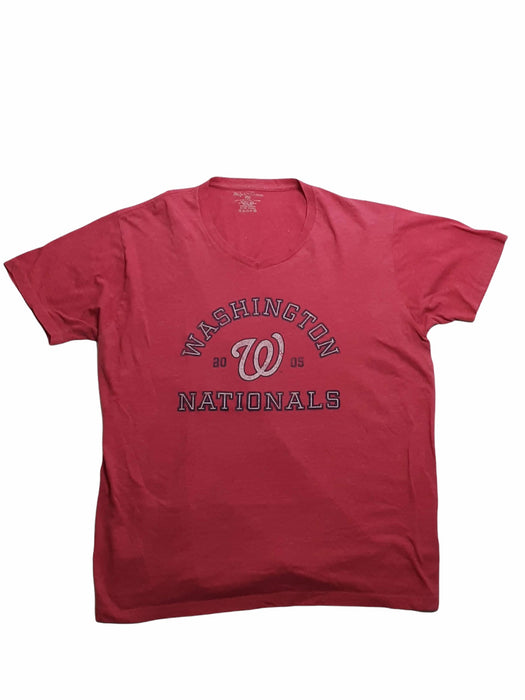 Washington Nationals MLB Wright and Ditson V-Neck Men's T-Shirt (Sz: XL)