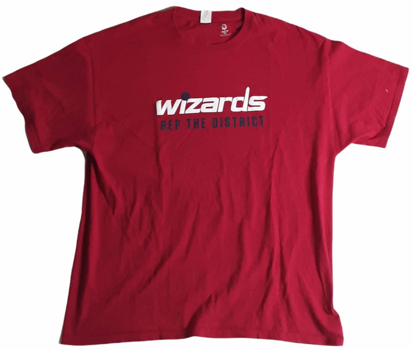 Washington Wizards NBA Custom Ink Team Shirt Red (Size: XL)